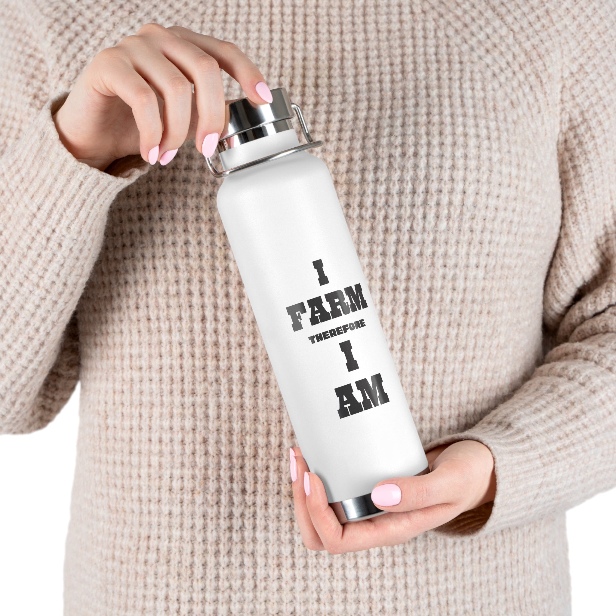 Copper Vacuum Insulated Bottle, 22oz