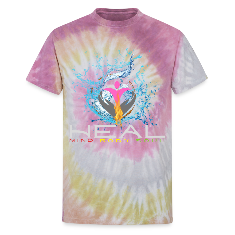 Unisex Tie Dye T-Shirt - Desert Rose