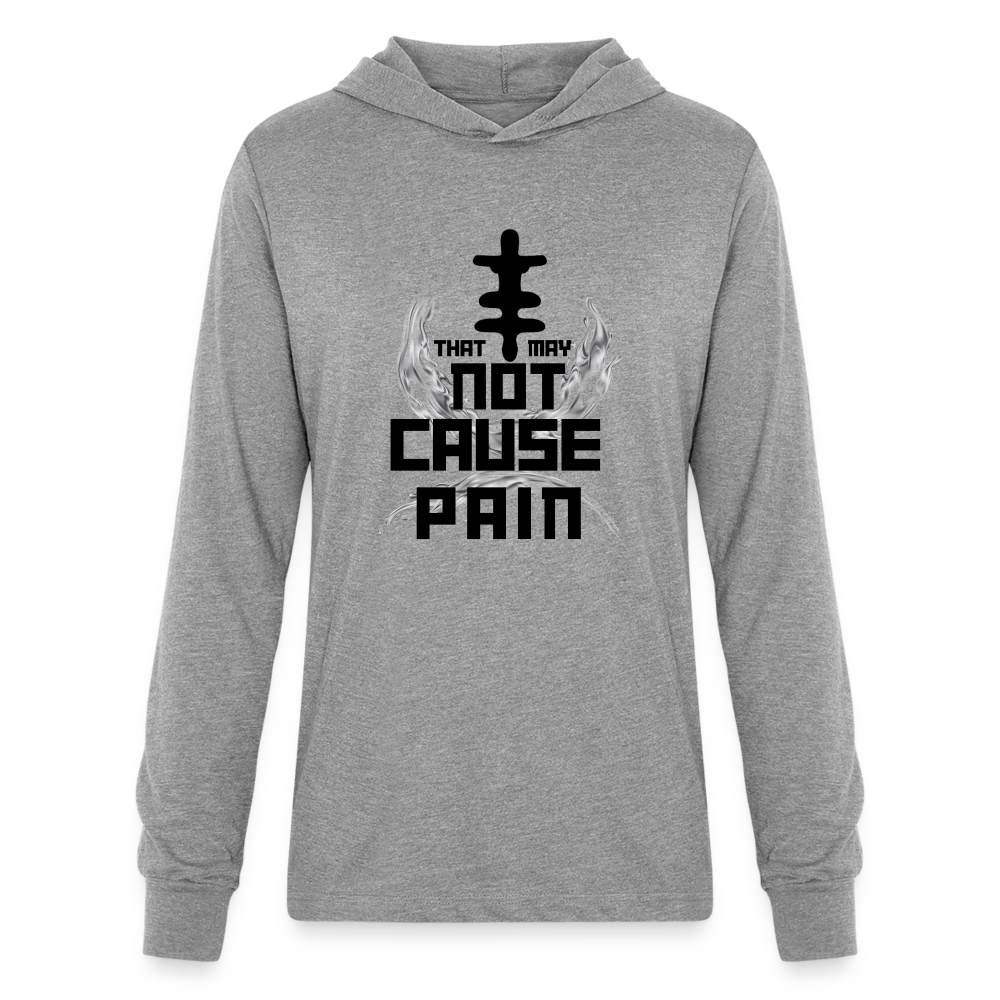 Unisex Long Sleeve Hoodie Shirt - heather grey