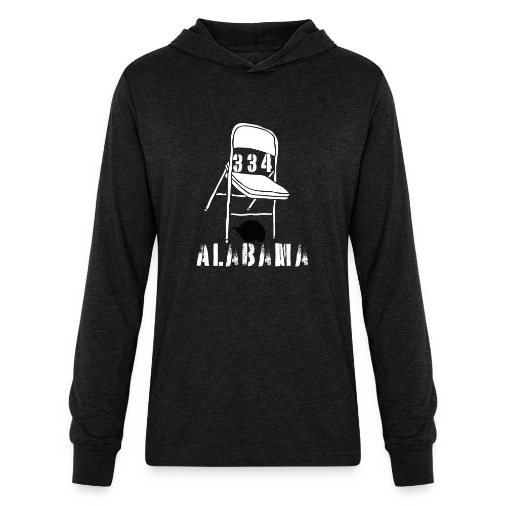 Unisex Long Sleeve Hoodie Shirt - heather black