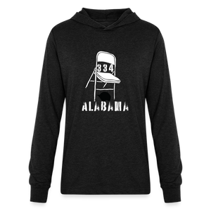 Unisex Long Sleeve Hoodie Shirt - heather black