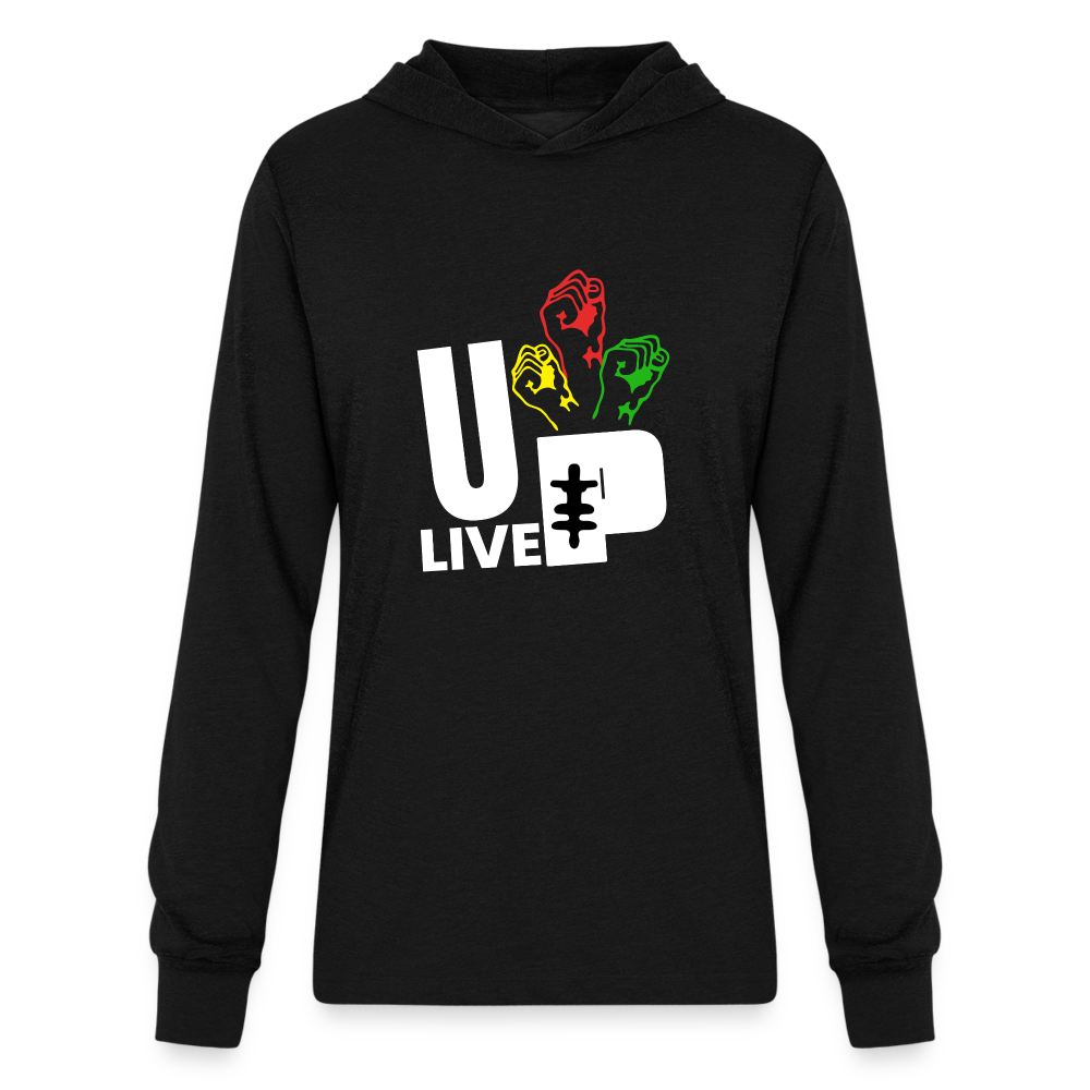 Unisex Long Sleeve Hoodie Shirt - black