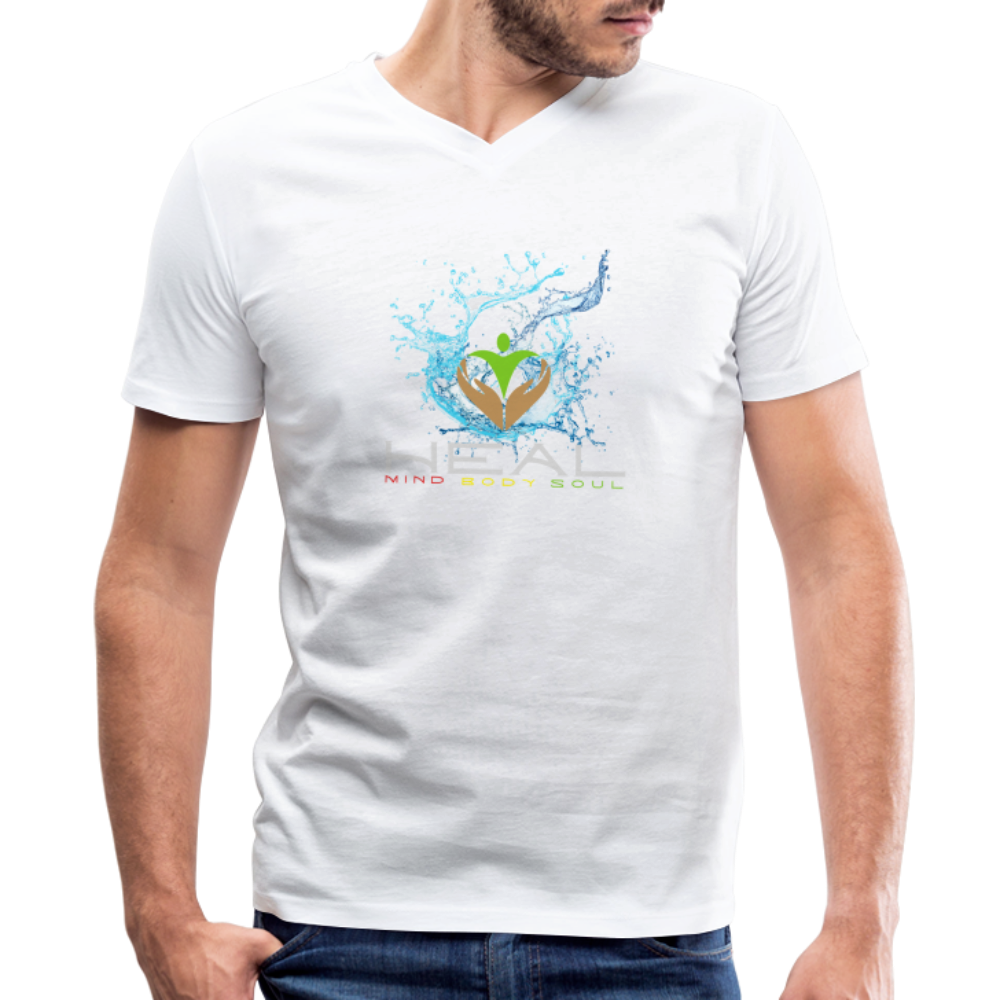 Men's V-Neck T-Shirt - white